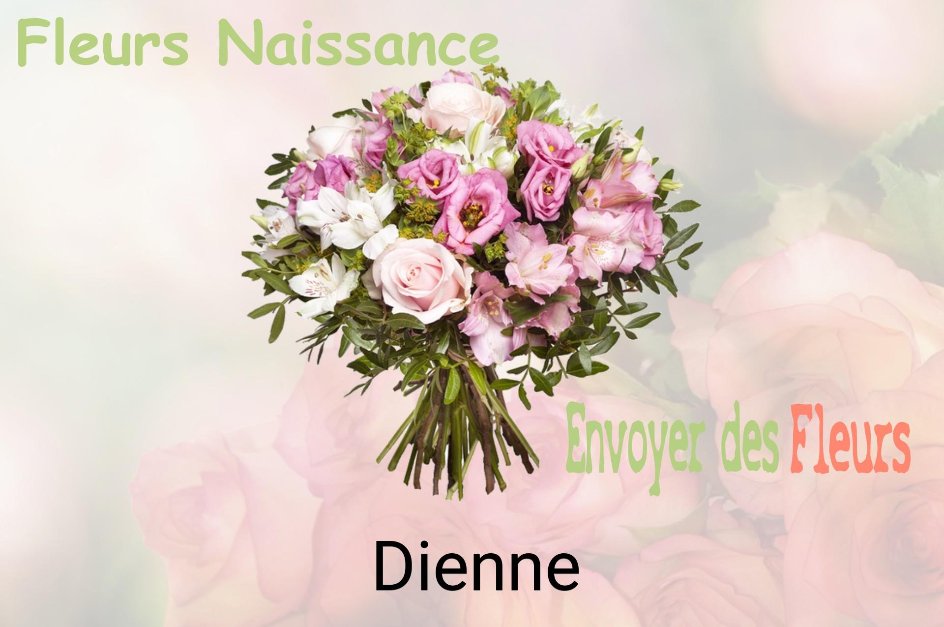 Bouquet de fleurs de naissance livré à Dienne